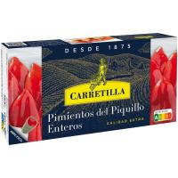 Pimiento piquillo entero CARRETILLA, lata 150 g