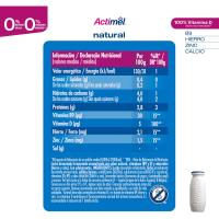 Actimel para beber desnatado 0% natural DANONE, pack 14x100 g
