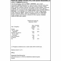 Pizza de carne sabor barbacoa CAMPOFRÍO, 1 ud, 410 g