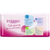 Compresa de incontinencia dermoseda maxi INDASEC, paquete 15 uds