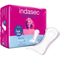 Compresa incontinencia normal INDASEC Discreet, paquete 24 uds