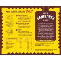 Canelones instant EL PAVO, 18 placas, caja 125 g