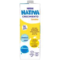 Leche crecimiento con cereales 1+ NESTLÉ, brik 1 litro