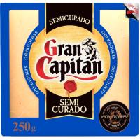 Queso semicurado GRAN CAPITÁN, cuña 250 g