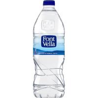 Agua mineral FONT VELLA, botella 1 litro