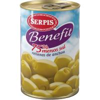 Aceitunas SERPIS BENEFIT, lata 130 g