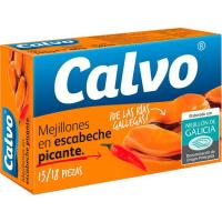 Mejillón en escabeche picante CALVO, lata 115 g