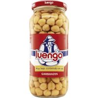 Garbanzo cocido bajo sal LUENGO, frasco 400 g