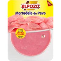 Mortadela de pavo ELPOZO, bandeja 250 g