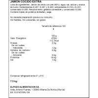 Jamón cocido extra Duroc 1954 ELPOZO, al corte, compra mínima 100 g