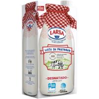 Leche desnatada LARSA, brik 1 litro