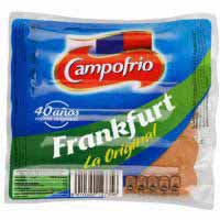 Salchichas Frankfurt CAMPOFRÍO, sobre 140 g