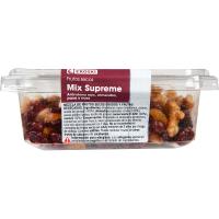 Mix de frutos secos supreme EROSKI, tarrina 150 g