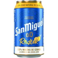 Cerveza 0,0 Radler SAN MIGUEL, lata 33 cl