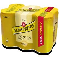 Tónica SCHWEPPES, pack 6x33 cl