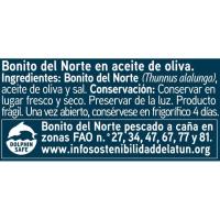 Bonito en aceite de oliva EROSKI, frasco 220 g 