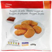 Nuggets de pollo EROSKI BASIC, bolsa 450 g