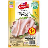 Pechuga de pavo CAMPOFRÍO, bandeja 70 g