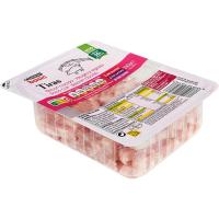 Tiras de bacón ahumado EROSKI basic, tarrina 200 g