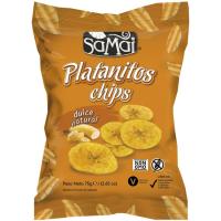 Chifles dulces SAMAI, bolsa 75 g