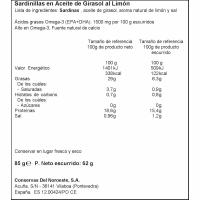 Sardinillas al limón 6/10 CABO DE PEÑAS, lata 85 g