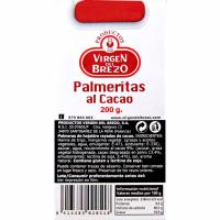 Palmerita rayada al cacao VIRGEN del BREZO, paquete 200 g