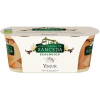 Yogur de vainilla ecológico XANCEDA, pack 2x125 g