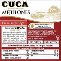 Mejillón en salsa gallega CUCA, lata 96 g