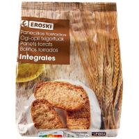 Panecillos integrales EROSKI, paquete 200 g