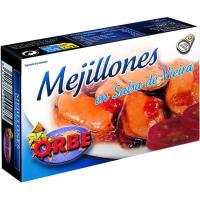 Mejillón en salsa vieira 20/25 ORBE, lata 120 g