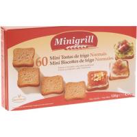 Mini biscottes de trigo MINIGRILL, caja 120 g