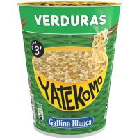 Fideos orientales de verduras YATEKOMO, cup 59 g