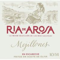 Mejillón en escabeche 10/14 piezas RÍAS DE AROSA, lata 115 g