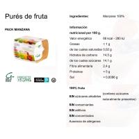 Pure de manzana GALIFRESH, pack 2x150 g