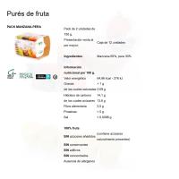 Pure de manzana y pera GALIFRESH, pack 2x150 g