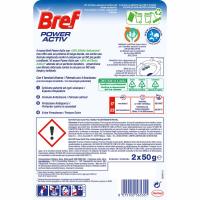 Limpiador wc duo activo natur BREF, pack 2x50 g