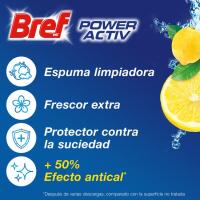 Limpiador wc poder activo limón BREF, pack 2 uds