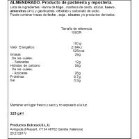 Almendradas DULCESOL, 12 uni. paquete 325 g