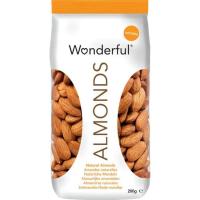 Almendras al natural con piel WONDERFUL, bolsa 200 g