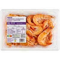 Langostino cocido calibre 30/40 EROSKI, bandeja 450 g