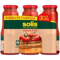 Tomate frito SOLIS, pack 3x360 g