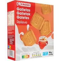 Galleta relieve EROSKI, caja 700 g