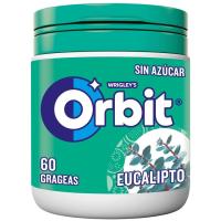 Chicle de eucalipto en gragea ORBIT, bote 84 g