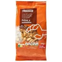 Cacahuetes repelados fritos EROSKI, bolsa 175 g