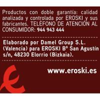 Pipas gigantes aguasal EROSKI, bolsa 170 g