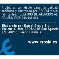 Pipas gigantes con sal EROSKI, bolsa 170 g