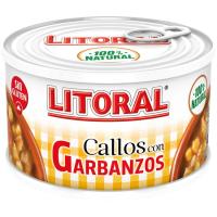 Callos con garbanzos LITORAL, lata 380 g