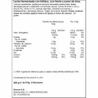 Bífidus cremoso sabor lima-limón ACTIVIA, pack 4x115 g