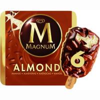 Bombón con almendras MAGNUM, 6 uds, caja 660 ml