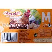 Huevos M RUADA, caja 30 uds